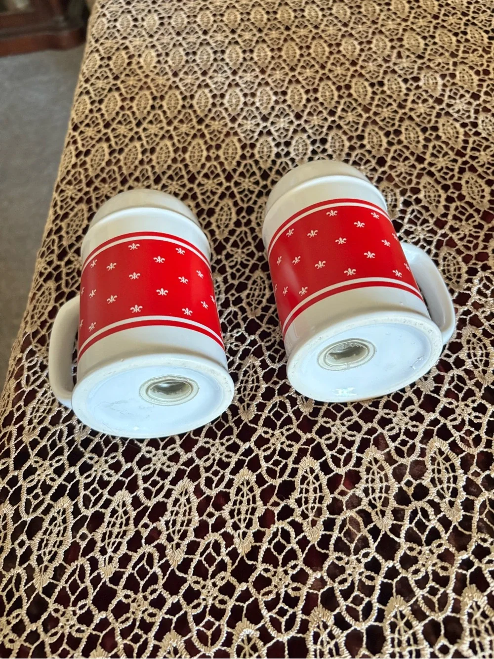 Campbell's Red & White Soup Mug and Shaker Set - Retro Kitchen Drinkware